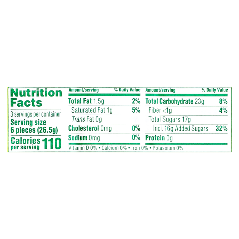 Mamba Sour Fruit Chews 2.8oz