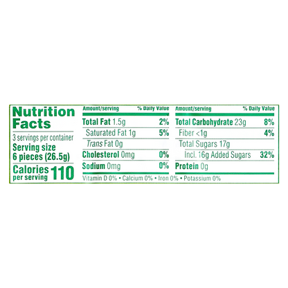 Mamba Sour Fruit Chews 2.8oz