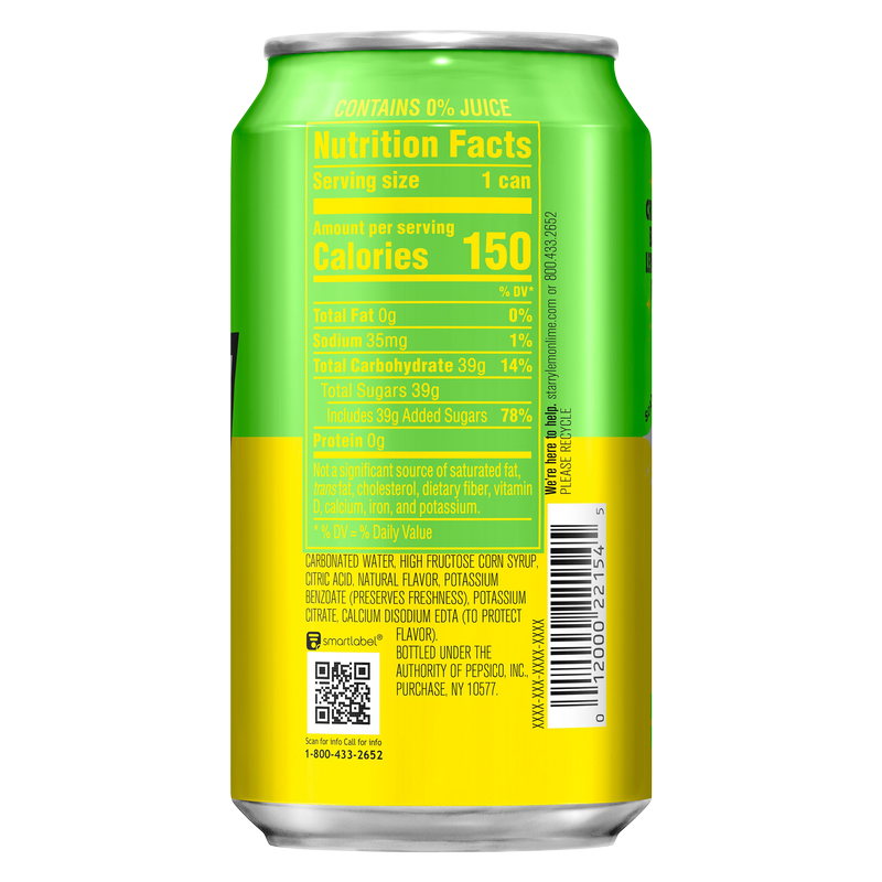 Starry Lemon-Lime 12pk 12oz Can