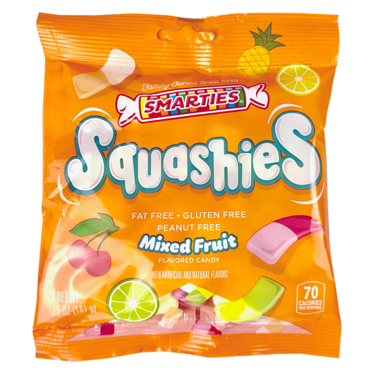 Smarties Squashies Mixed Fruit , 5oz