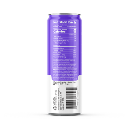 Wet Hydration Blackberry Melon Water 12oz Can