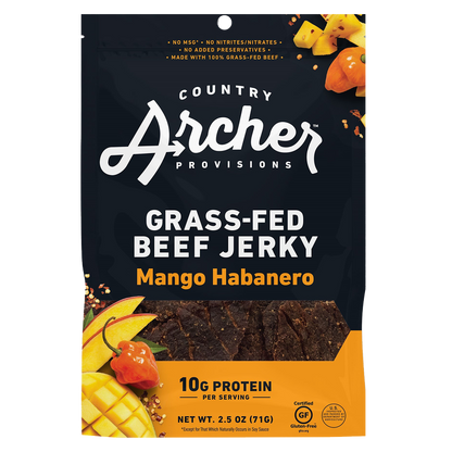 Country Archer Mango Habanero Beef Jerky 2.5oz