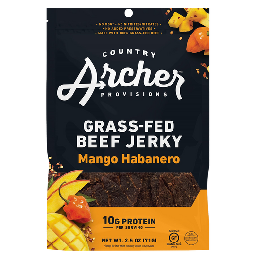 Country Archer Mango Habanero Beef Jerky 2.5oz
