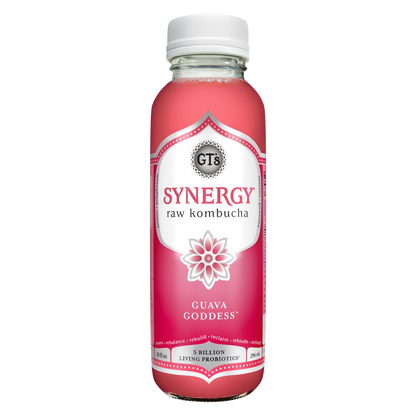 GT's SYNERGY Guava Goddess Kombucha 10oz Bottle