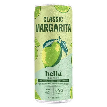 Hella Classi Margarita 4pk 12oz Can 5.9% ABV