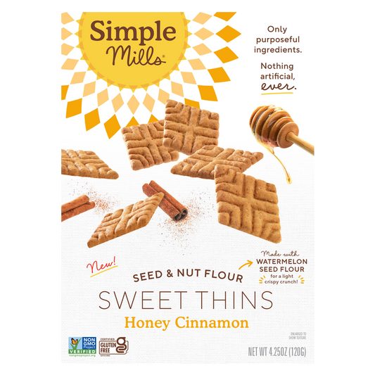 Simple Mills Honey Cinnamon Sweet Thins 4.25oz