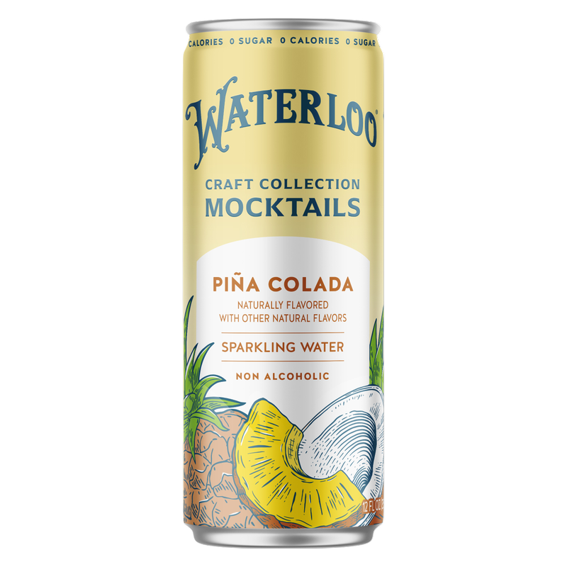 Waterloo Pina Colada Sparkling Water 6pk 12oz Can