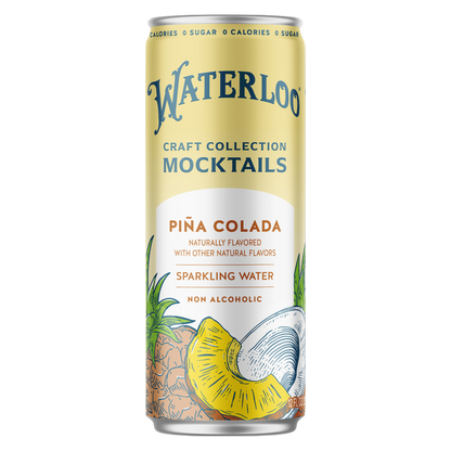 Waterloo Pina Colada Sparkling Water 6pk 12oz Can