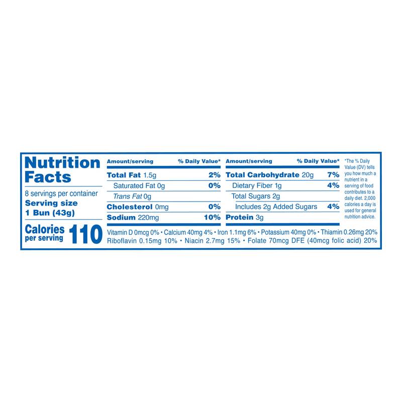 Hostess Soft White Hot Dog Buns - 8ct