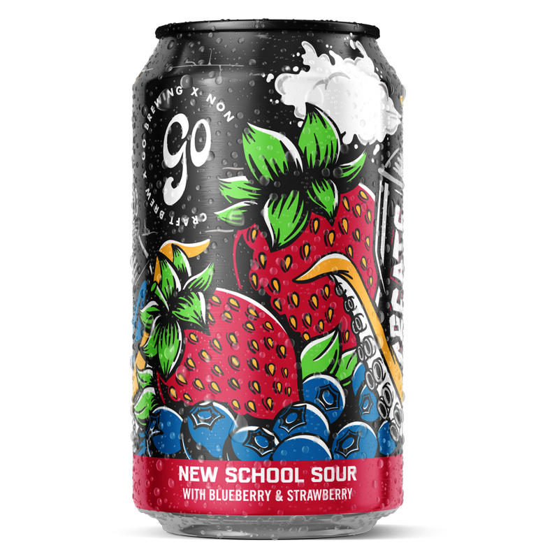 Go Brewing New School Berry Sour 6pk 12oz Can