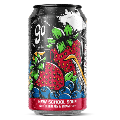 Go Brewing New School Berry Sour 6pk 12oz Can