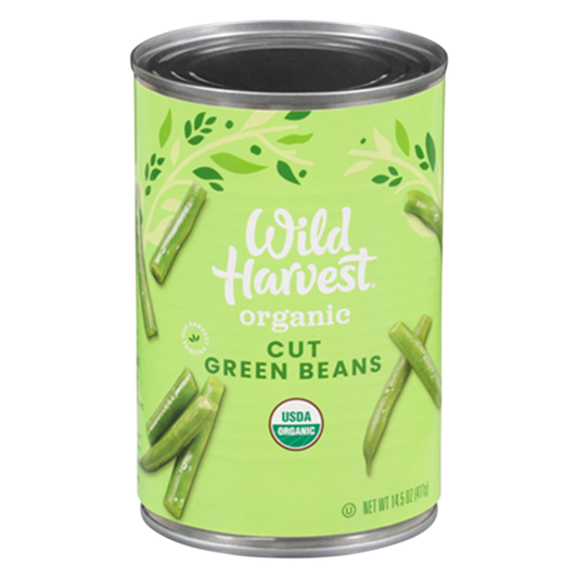 Wild Harvest Organic Cut Green Beans 14.5oz