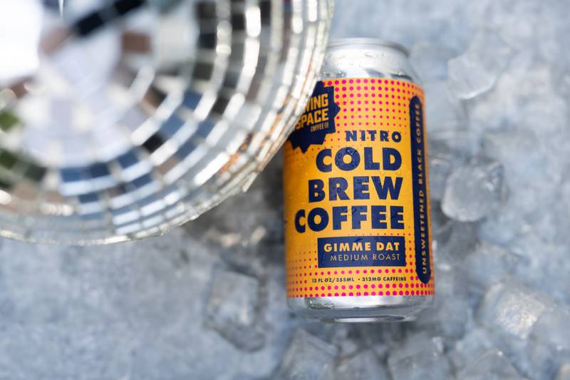 Snowing in Space Gimme Dat Nitro Cold Brew Coffee 12oz Can