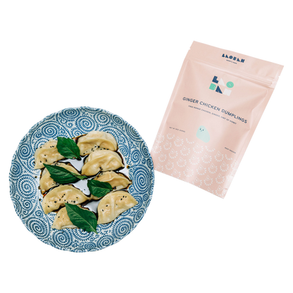 Laoban Dumplings Ginger Chicken Frozen Dumplings 8oz