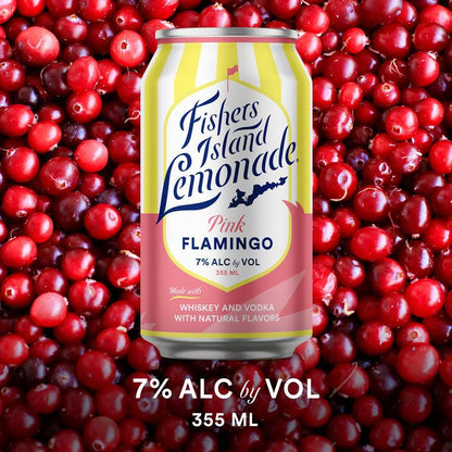 Fishers Island Lemonade Pink Flamingo 12oz 4pk 7% ABV