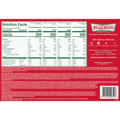 Krispy Kreme® The Peanuts® Christmas Collection Assorted Doughnuts