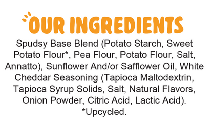 Spudsy White Cheddar Sweet Potato Poppers, 4oz