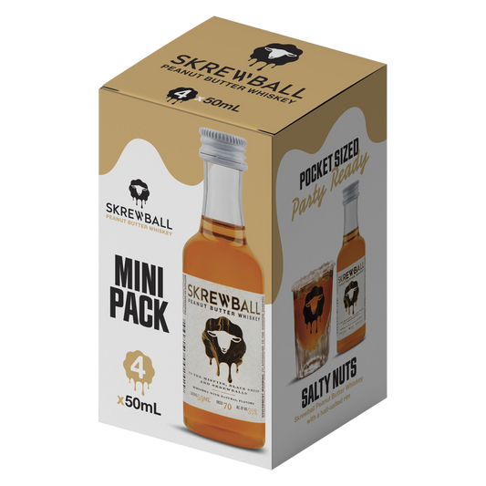 Skrewball Peanut Butter Whiskey 4pk 50ml Bottle