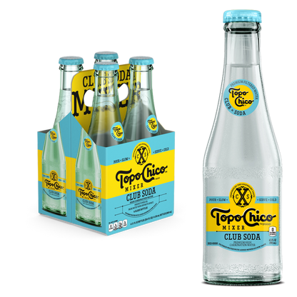 Topo Chico Mixer Club Soda 4pk 7.1oz Glass Bottle