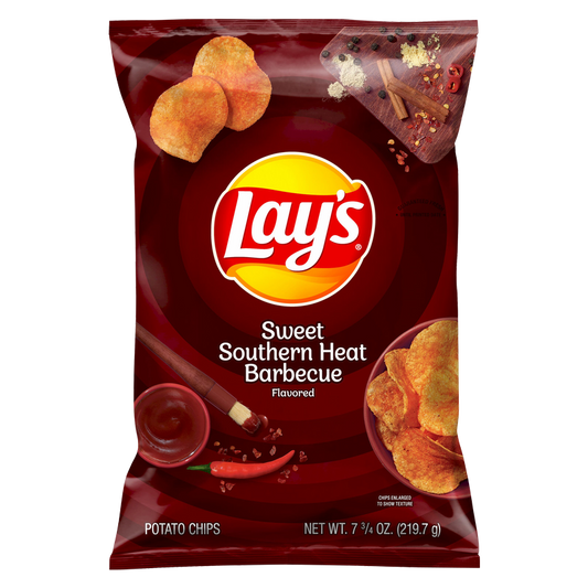 Lay's Southern Sweet Heat Barbeque Potato Chips 7.75oz
