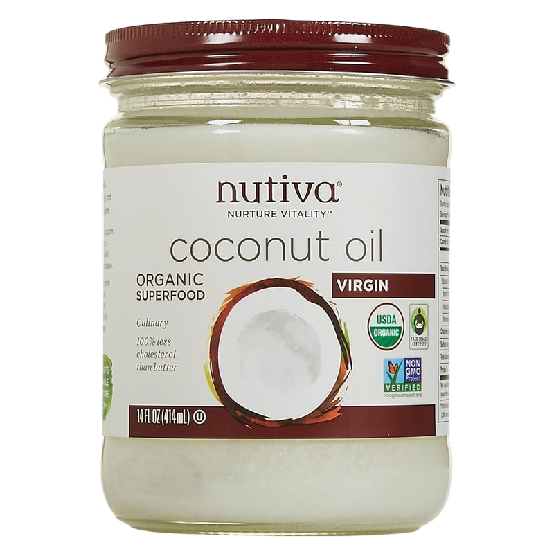 Nutiva Organic Unrefined Virgin Coconut Oil, 14oz.