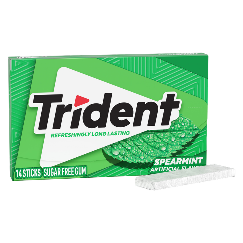 Trident Spearmint, 14pc Wallet Pack
