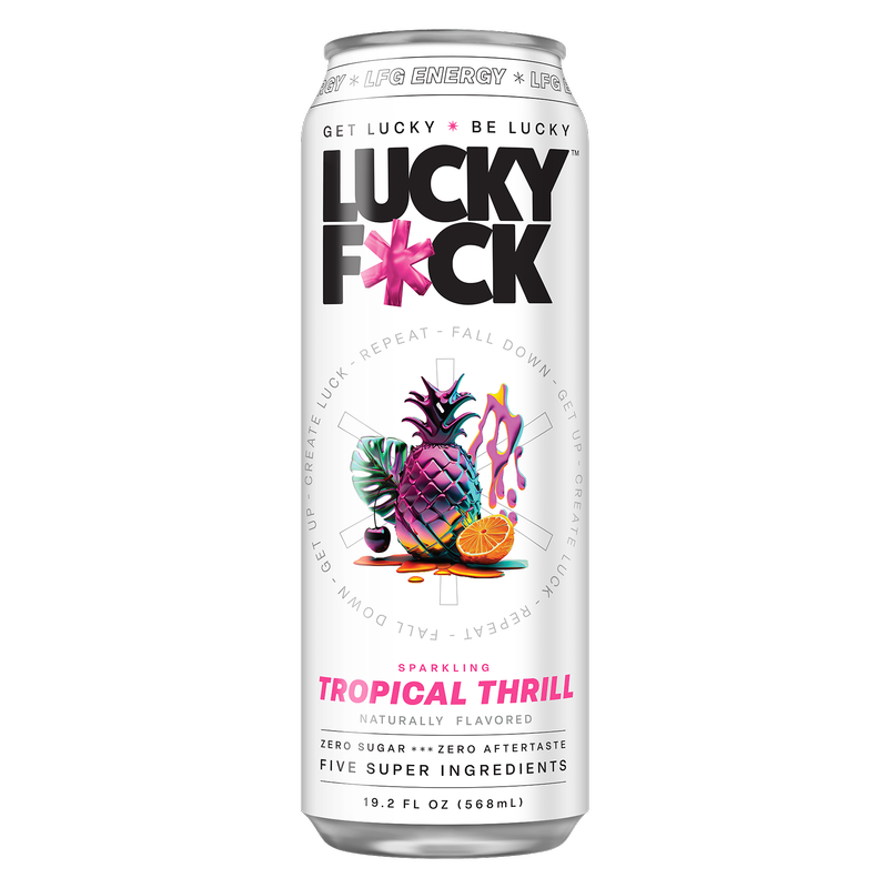 Lucky F*ck Tropical Thrill Energy Drink 19.02oz Can