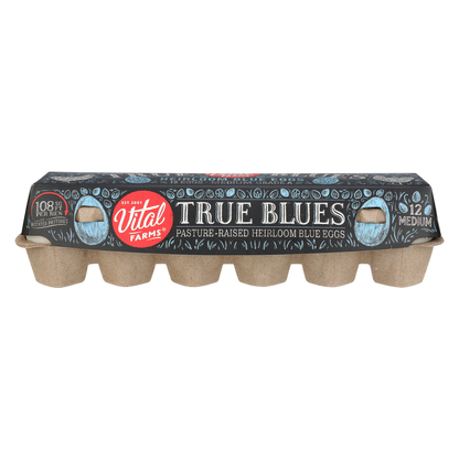 Vital Farms Heirloom Blue Grade A Medium Eggs - 12ct
