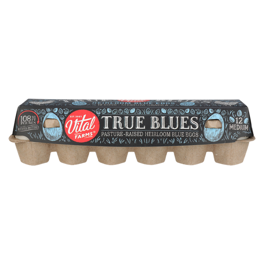 Vital Farms Heirloom Blue Grade A Medium Eggs - 12ct