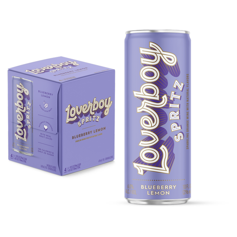 Loverboy Blueberry Lemon Spritz 4pk 250ml Can 6.0% ABV