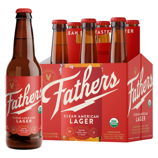 Fathers Brewing American Organic Lager 6pk 12oz Bottle