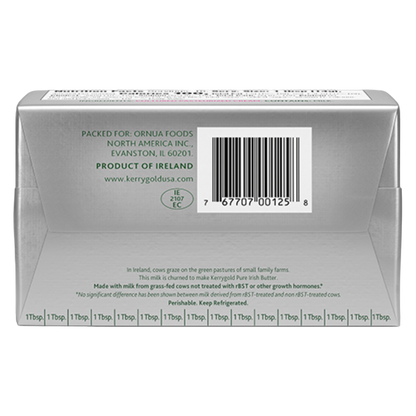 Kerrygold Pure Irish Unsalted Butter - 8oz (WI)