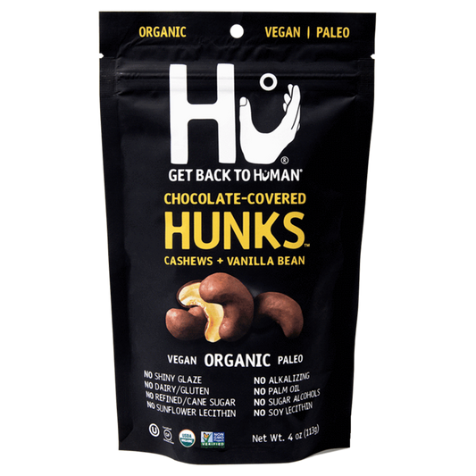 Hu Chocolate Covered Cashew and Vanilla Bean Hunks 4oz