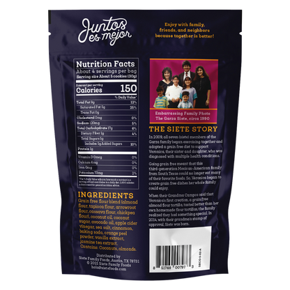 Siete Mexican Shortbread Cookies 4.5oz
