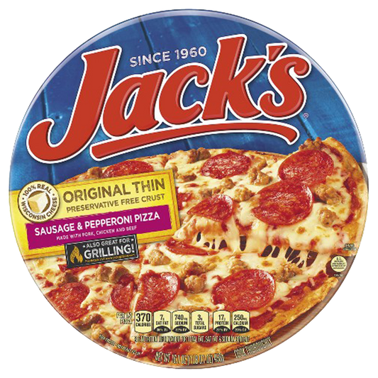 Jack's Sausage & Pepperoni Pizza 15oz