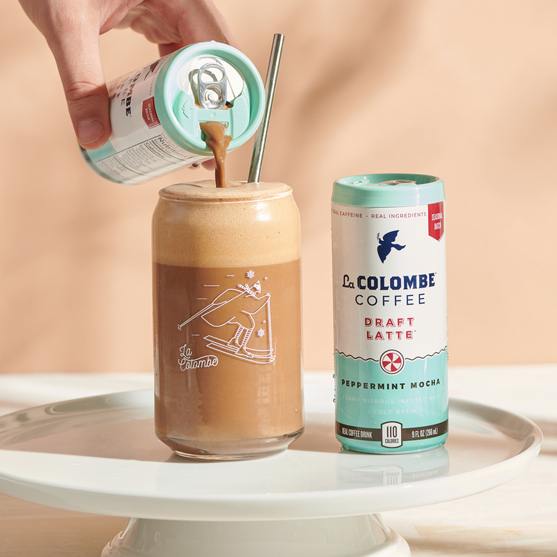 La Colombe Peppermint Mocha Draft Latte 9oz Can