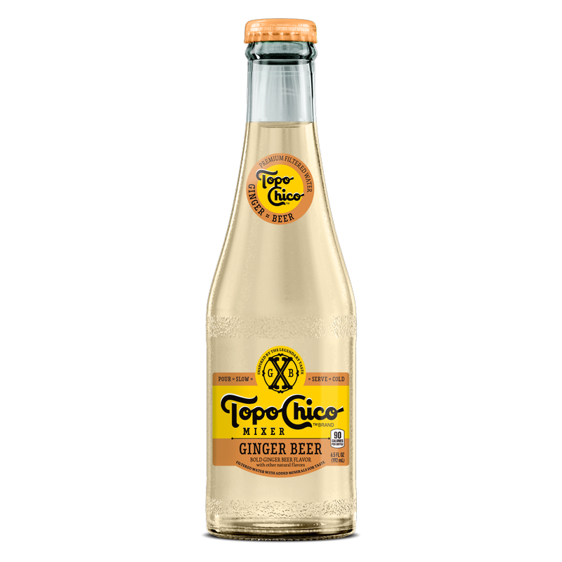 Topo Chico Mixer Ginger Beer 4pk 7.1oz Glass Bottle