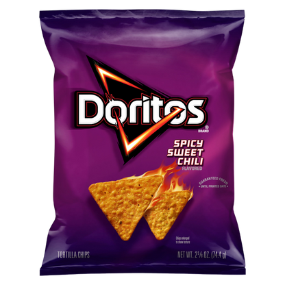 Doritos Tortilla Chips Spicy Sweet Chili Flavored 2.625oz