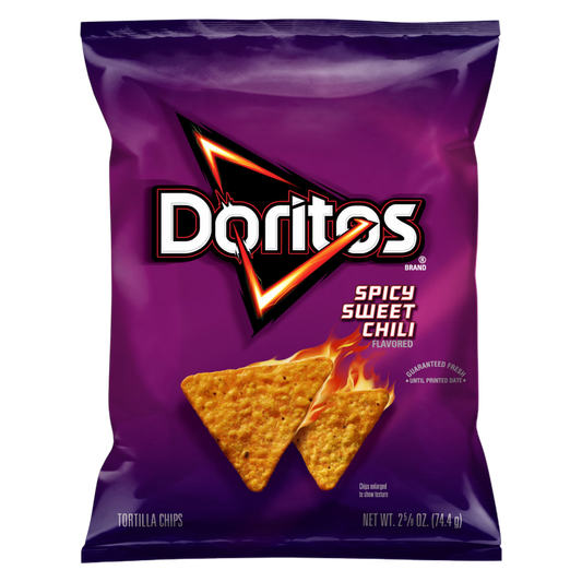 Doritos Tortilla Chips Spicy Sweet Chili Flavored 2.625oz