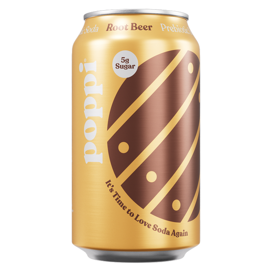 Poppi Prebiotic Soda Root Beer 12oz Can