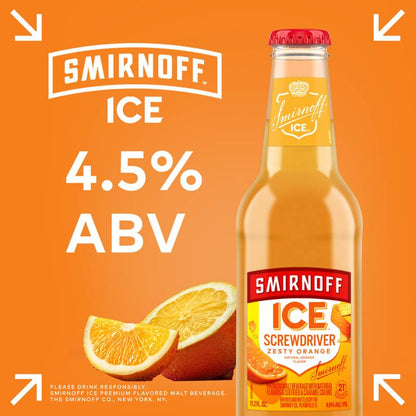 Smirnoff Ice Screwdriver 6pk 11.2oz Btl 4.5% ABV