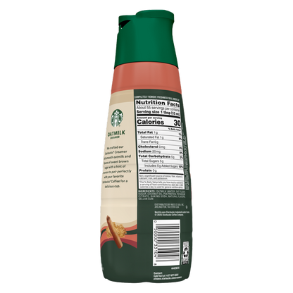 Starbucks Brown Sugar Shaken Espresso Inspired Oatmilk Creamer 28oz Btl