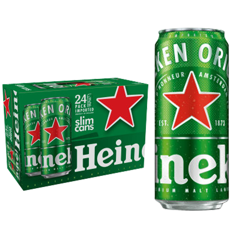 Heineken 24pk 12oz Can 5.0% ABV