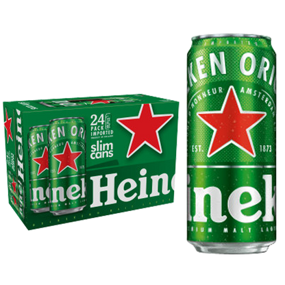 Heineken 24pk 12oz Can 5.0% ABV
