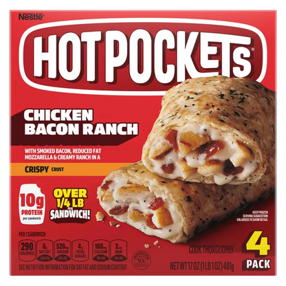 Hot Pockets Chicken Bacon Ranch 4ct