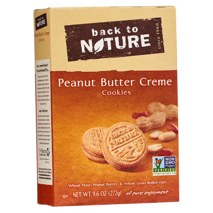 Back to Nature Peanut Butter Creme Cookies 9.6oz