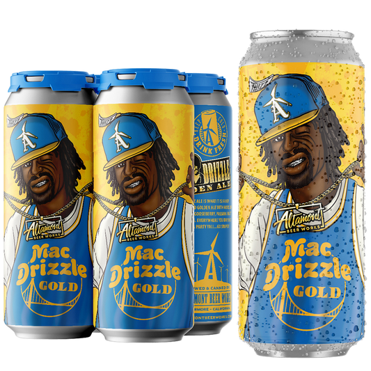 Altamont Mac Drizzle Gold Ale 4pk 16oz Can 5.2% ABV