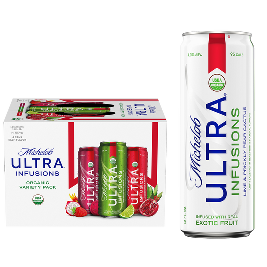 Michelob Ultra Organic Pack Pure Gold & Infusions 12pk 12oz Can 3.8% ABV