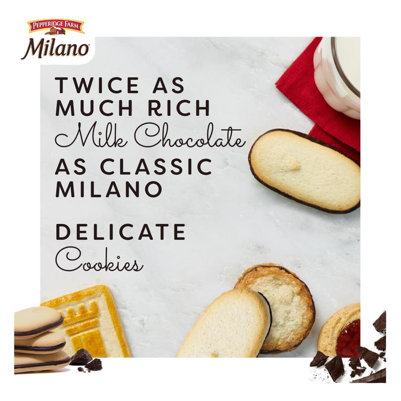 Milano Double Milk Chocolate Cookies 7.5oz