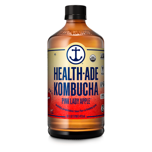 Health-Ade Pink Lady Apple Kombucha 16oz Btl